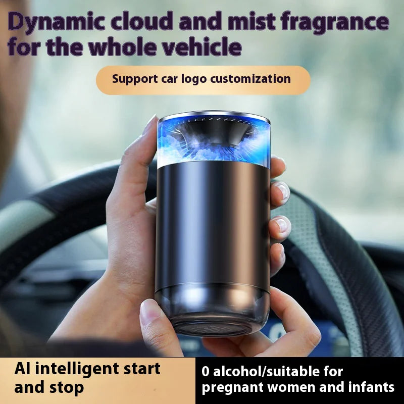 Car Aromatherapy Diffuser Cloud Mist Air Freshener